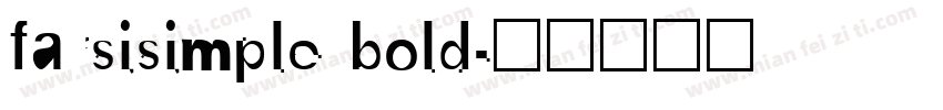farsisimple bold字体转换